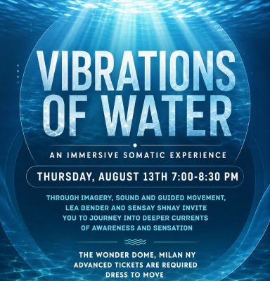 Vibrations of Water event flyer